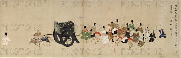 Illustrated Tale of the Heiji Civil War (The Imperial Visit to Rokuhara) 5 scroll, 13th century. Artist: Anonymous