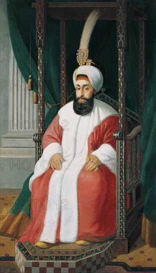 Sultan Selim III, 19th century. Artist: Warnia-Zarzecki, Joseph (19th century)