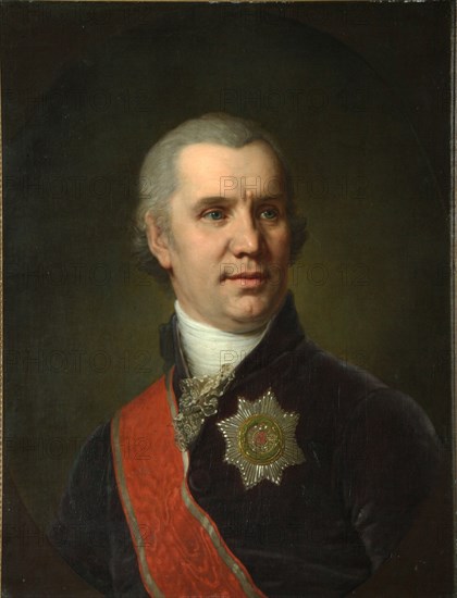 Portrait of Alexei Cyprian Rokosowski, before 1804. Artist: Borovikovsky, Vladimir Lukich (1757-1825)