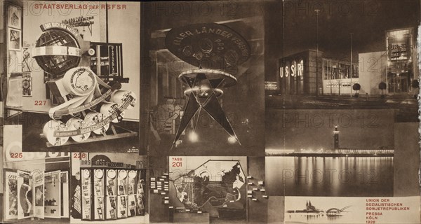 USSR. Catalogue of the Soviet pavilion at the International Press Exhibition, Cologne, 1928. Artist: Lissitzky, El (1890-1941)