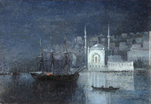 Constantinople by night, 1886. Artist: Aivazovsky, Ivan Konstantinovich (1817-1900)