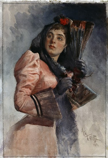 Carmen, 1892. Artist: Bakst, Léon (1866-1924)