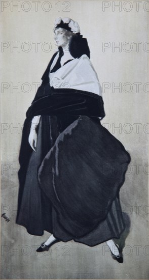 Portrait of Ida Rubinstein. Artist: Bakst, Léon (1866-1924)