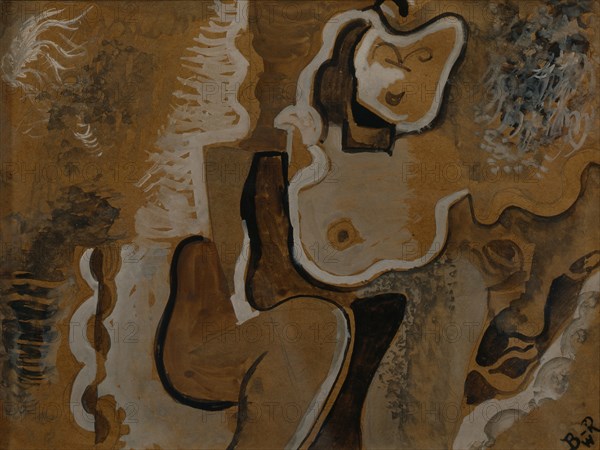 Abstract Composition, c. 1913. Artist: Baranov-Rossiné, Vladimir Davidovich (1888-1942)