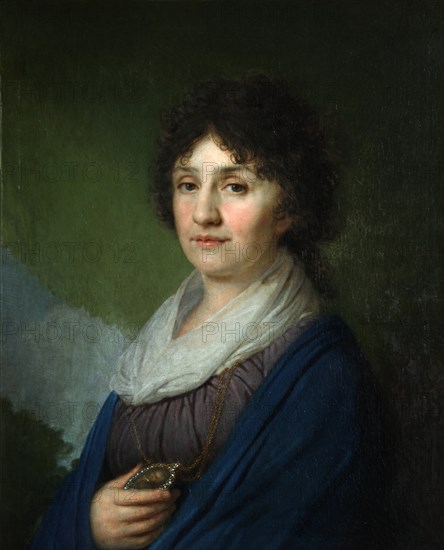 Portrait of Yekaterina Nikolayevna Davydova, 1795-1796. Artist: Borovikovsky, Vladimir Lukich (1757-1825)