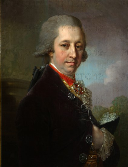 Portrait of Ivan Mikhailovich Yakovlev, 1800. Artist: Borovikovsky, Vladimir Lukich (1757-1825)