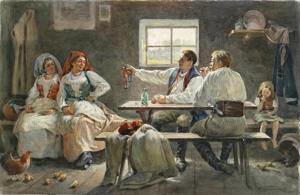 The Seducer, 1903. Artist: Buchholz, Fyodor Fyodorovich (1857-1942)