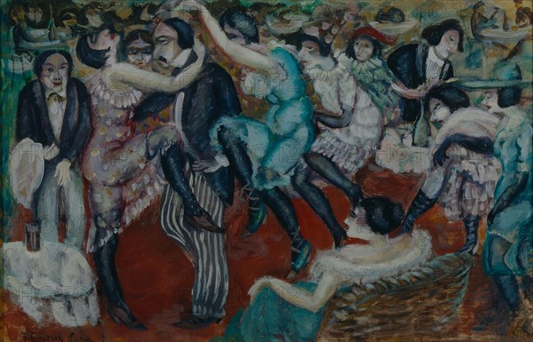 Café chantant, 1913. Artist: Grigoriev, Boris Dmitryevich (1886-1939)