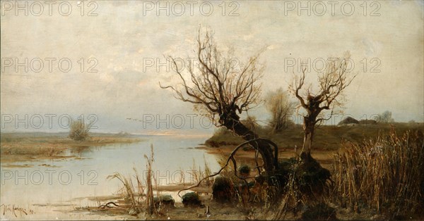 Flood Waters, 1890. Artist: Klever, Juli Julievich (Julius), von (1850-1924)