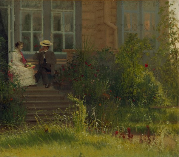 Artist's Dacha at Siverskaya, 1883. Artist: Kramskoi, Ivan Nikolayevich (1837-1887)