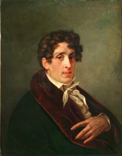 Portrait of the artist Count Fyodor Petrovich Tolstoy (1783-1873), 1809. Artist: Michaylov, Pavel Nikolayevich (1786-1840)