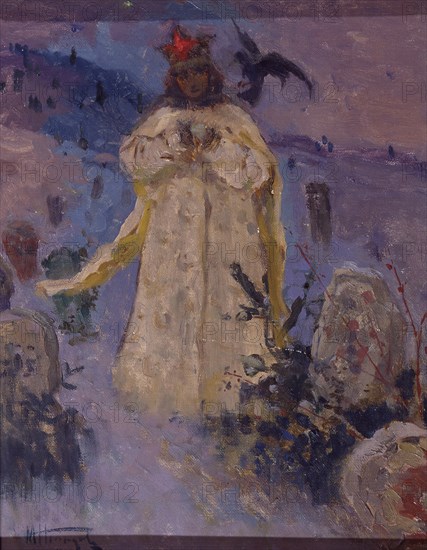 Tsarevna (The Princess), 1887. Artist: Nesterov, Mikhail Vasilyevich (1862-1942)