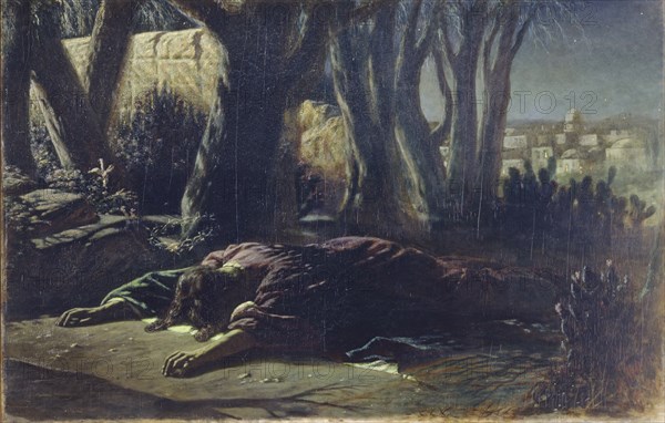 Christ at the Garden of Gethsemane, 1878. Artist: Perov, Vasili Grigoryevich (1834-1882)