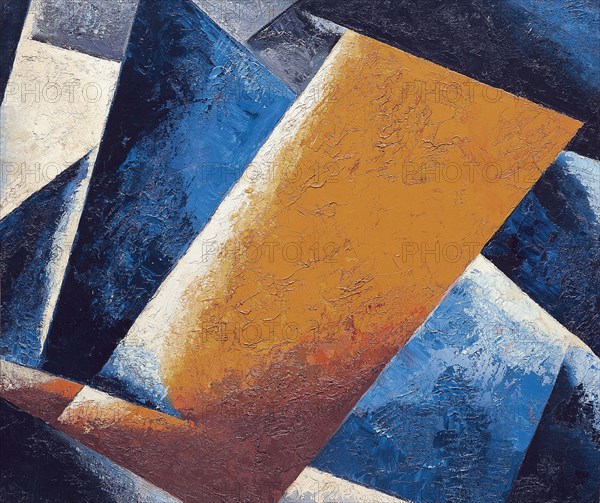 Painterly Architectonic, 1918. Artist: Popova, Lyubov Sergeyevna (1889-1924)