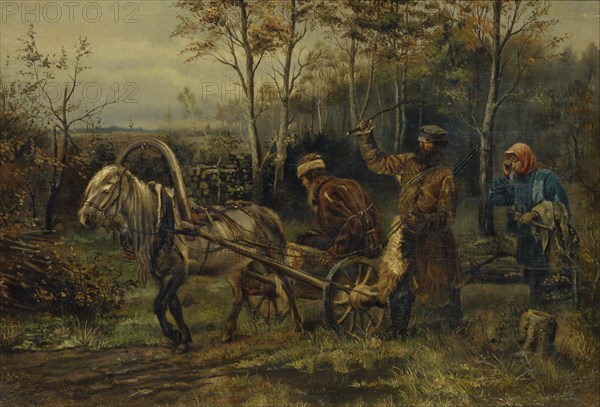 Wood Stealer. Artist: Pryanishnikov, Illarion Mikhailovich (1840-1894)