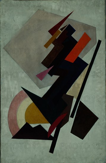 Abstracte composition. (Suprematism), 1910s. Artist: Rozanova, Olga Vladimirovna (1886-1918)