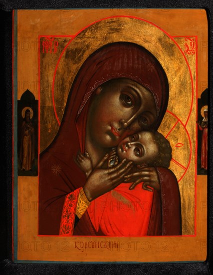 Our Lady of Korsun (Korsunskaya), Early 19th cen.. Artist: Russian icon