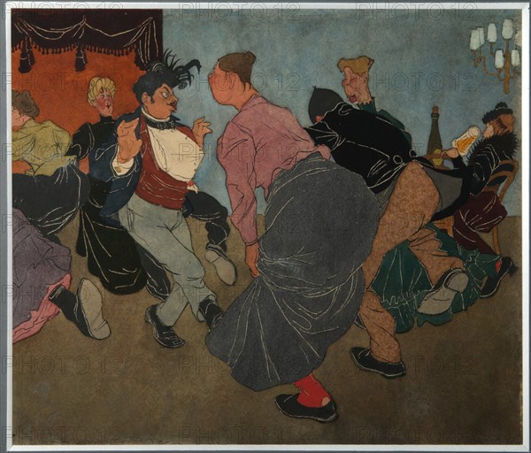 Café. Artist: Shcherbov, Pavel Yegorovich (1866-1938)