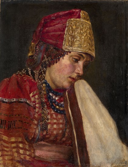 Boyar's Wife. Artist: Surikov, Vasili Ivanovich (1848-1916)