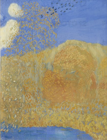 Flood-Lands, 1908. Artist: Utkin, Pyotr Savvich (1877-1934)