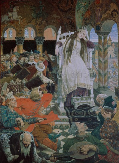 The Princess Who Never Smiled (Nesmeyana), 1914-1916. Artist: Vasnetsov, Viktor Mikhaylovich (1848-1926)