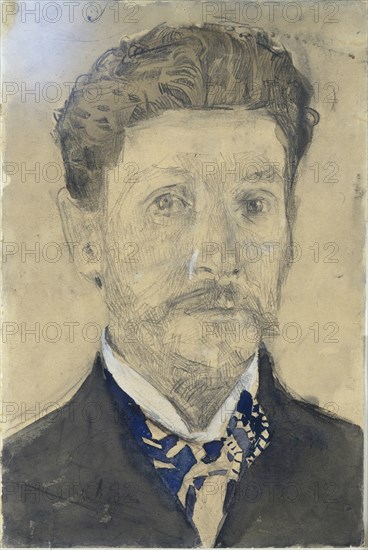 Self-Portrait, 1904-1905. Artist: Vrubel, Mikhail Alexandrovich (1856-1910)