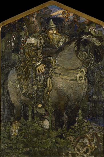 Bogatyr, 1898. Artist: Vrubel, Mikhail Alexandrovich (1856-1910)