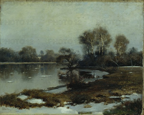 Flood Waters, 1880s. Artist: Yendogurov, Ivan Ivanovich (1861-1898)