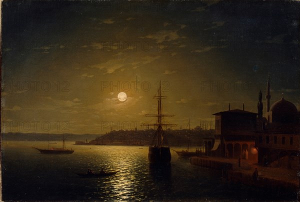 Golden Horn. Turkey, after 1845. Artist: Aivazovsky, Ivan Konstantinovich (1817-1900)