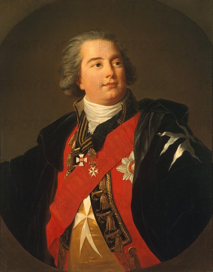 Portrait of Admiral July Litta (Giulio Renato de Litta Visconti Arese), 1800s. Artist: Anonymous