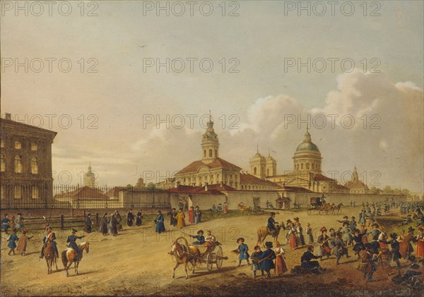 The Alexander Nevsky Monastery. Artist: Anonymous