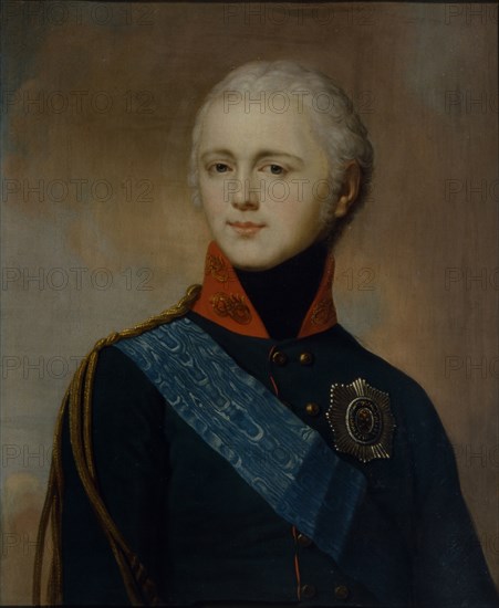Portrait of Emperor Alexander I (1777-1825). Artist: Anonymous