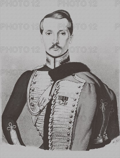 Portrait of Alexey Nikolayevich Wulf (1805-1881), 1830s. Artist: Anonymous