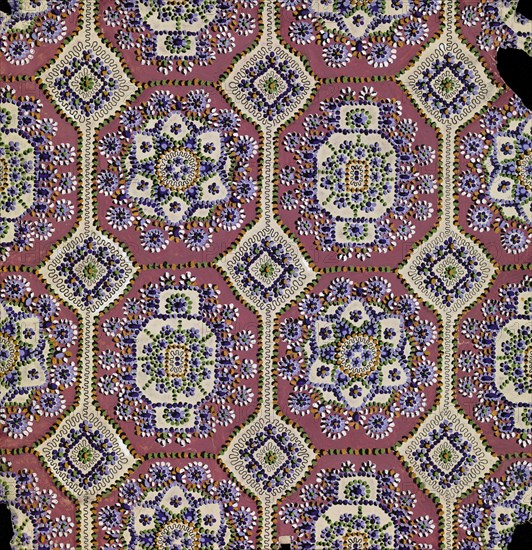 Textile Design For the Trekhgornaya Manufaktura, 1918. Artist: Anonymous
