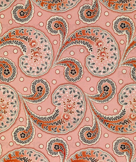 Textile Design For the Trekhgornaya Manufaktura, 1918. Artist: Anonymous