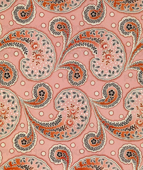 Textile Design For the Trekhgornaya Manufaktura, 1918. Artist: Anonymous