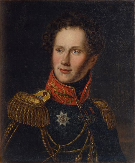 Portrait of Count Alexey Fyodorovich Orlov (1787-1862), c. 1810. Artist: Anonymous, 18th century