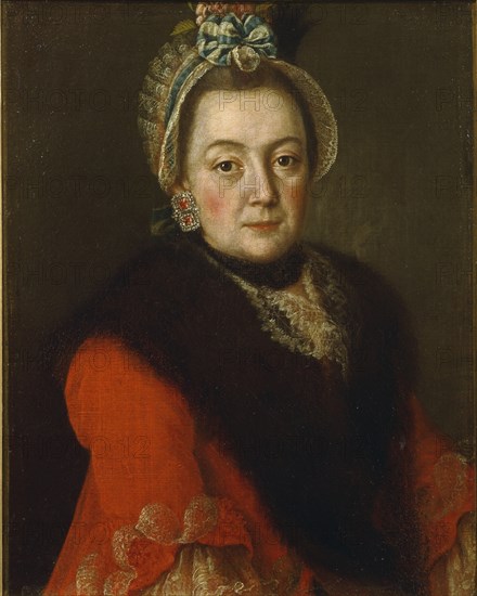 Portrait of Anna Ivanovna Kolycheva, 1768. Artist: Antropov, Alexei Petrovich (1716-1795)