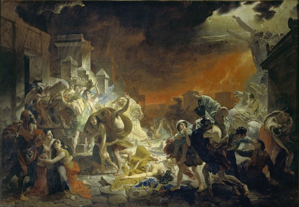 The last Day of Pompeii, 1833. Artist: Briullov, Karl Pavlovich (1799-1852)