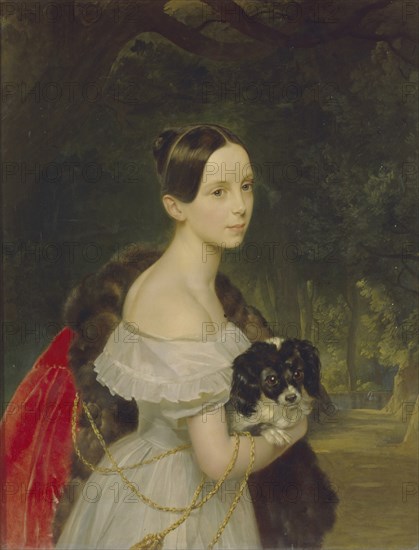 Portrait of Ulyana M. Smirnova, 1837-1840. Artist: Briullov, Karl Pavlovich (1799-1852)
