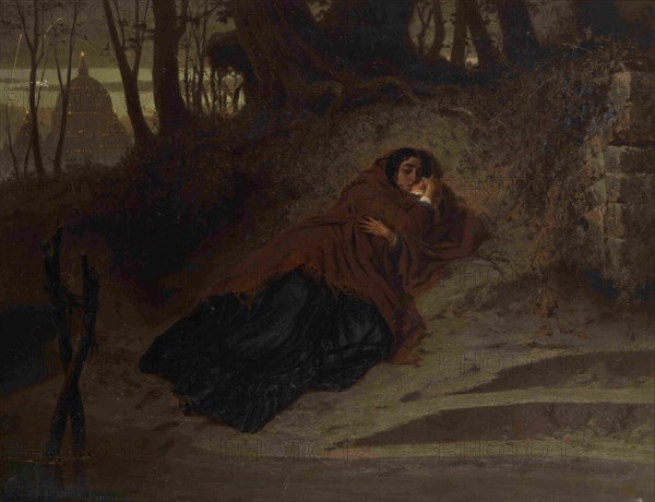 Abandoned. The Vatican and Sin, 1872. Artist: Bronnikov, Feodor Andreyevich (1827-1902)