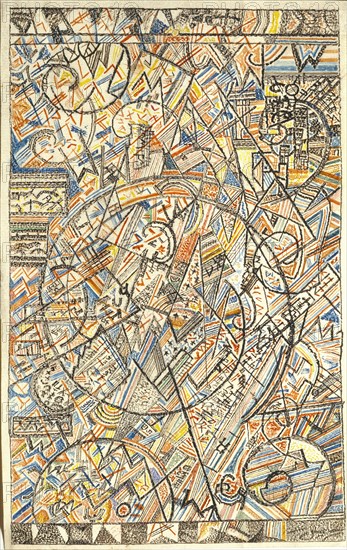 The Formula of the Universe, 1920-1922. Artist: Filonov, Pavel Nikolayevich (1883-1941)