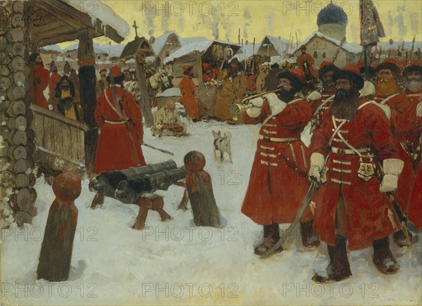 The Streltsy, 1907. Artist: Ivanov, Sergei Vasilyevich (1864-1910)
