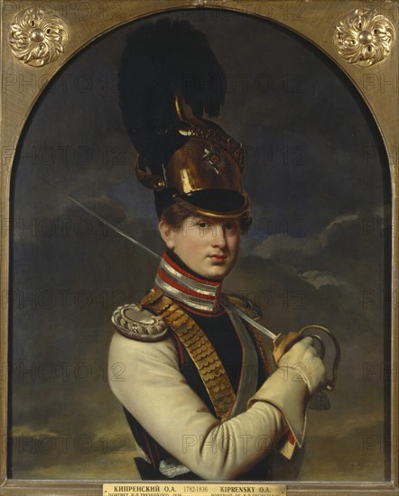 Portrait of Count Nikita Petrovich Trubetskoy (1804-1886), 1826. Artist: Kiprensky, Orest Adamovich (1782-1836)