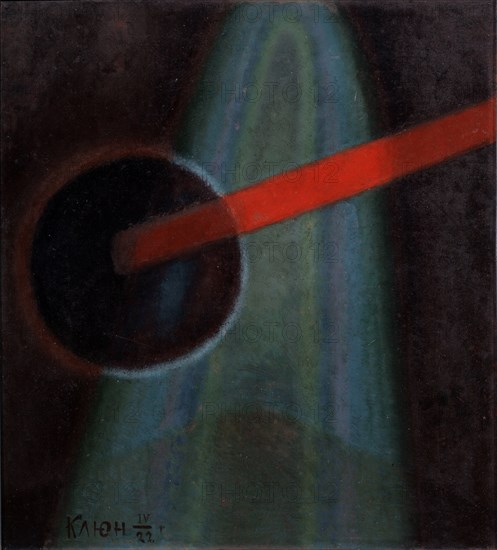 Spherical composition, 1922. Artist: Klyun, Ivan Vassilyevich (1873-1942)