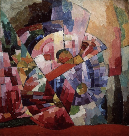 Asters, 1913. Artist: Lentulov, Aristarkh Vasilyevich (1882-1943)