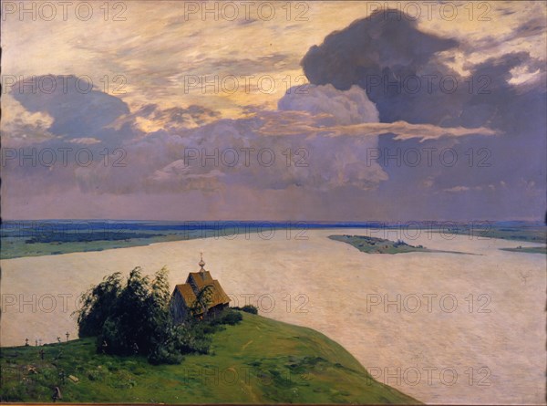 Over Eternal Peace, 1894. Artist: Levitan, Isaak Ilyich (1860-1900)