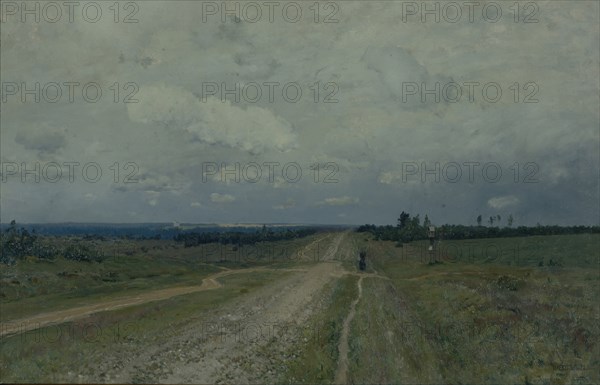The Vladimirka Road, 1892. Artist: Levitan, Isaak Ilyich (1860-1900)