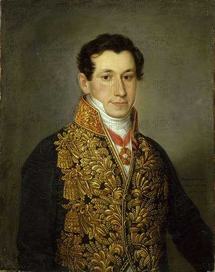 Portrait of Grigory Mitusov (1795-1871), 1826. Artist: Levitsky, Dmitri Grigorievich (1735-1822)