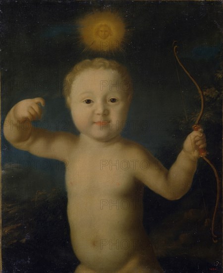 Portrait of Tsarevich Peter Petrovich of Russia (1715-1719) as Cupid, 1772. Artist: Molchanov, Grigori Dmitrievich (ca. 1730-after 1786)